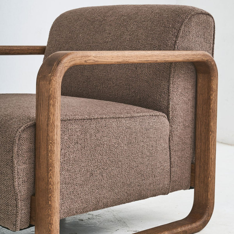 REDYK solid oak armchair for contemporary living space