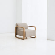 REDYK solid oak armchair in modern minimalist style