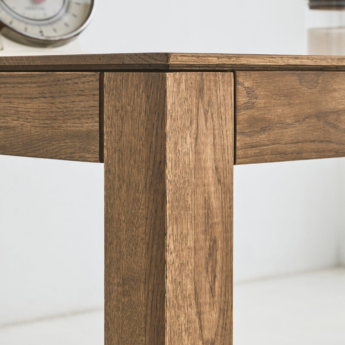 BRAN solid oak table blending functionality with timeless modern style