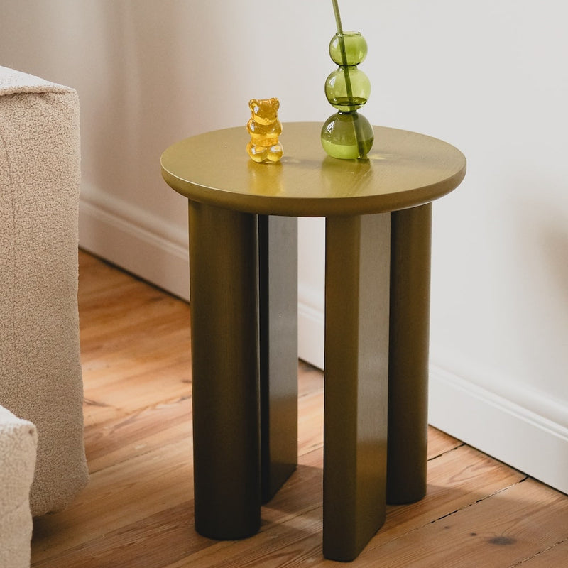 KAZA tall side table – elegant modern oak design