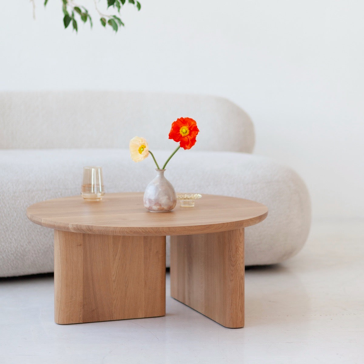 KAZA low coffee table – durable handcrafted oak furniture