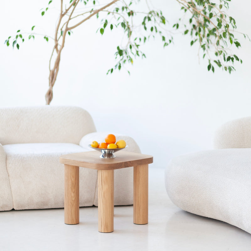 SK4 Solid Oak Square Coffee Tables