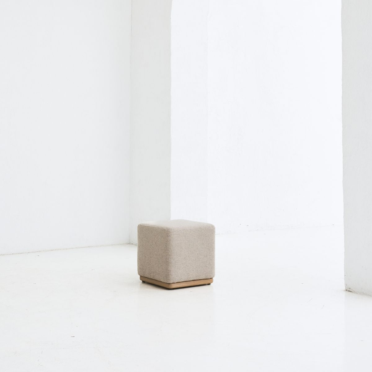 Handcrafted REDYK pouf for Japandi and rustic interiors