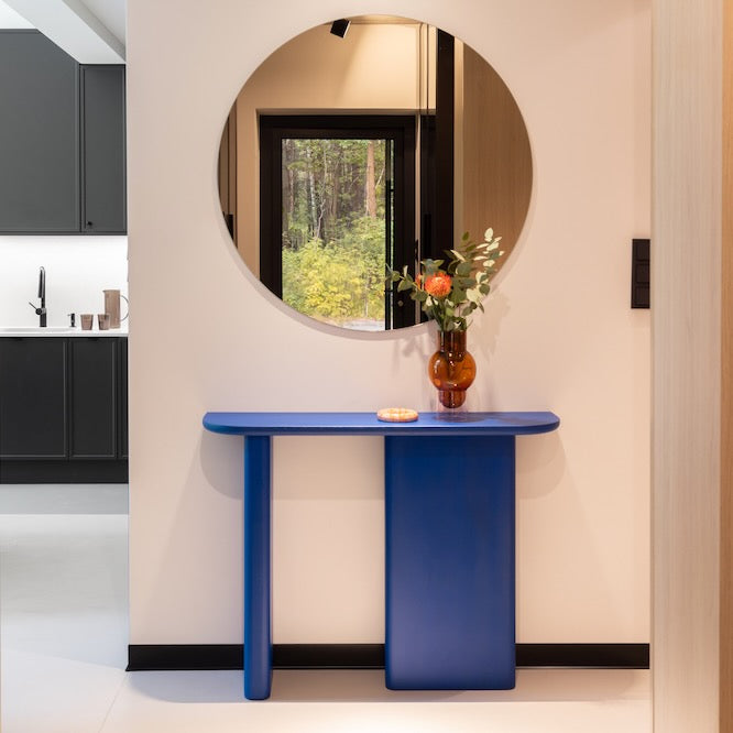 KAZA Solid Oak Console