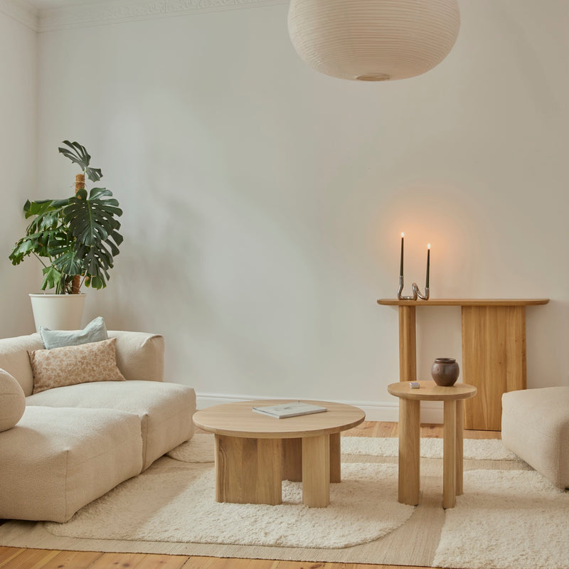 KAZA Solid Oak Console