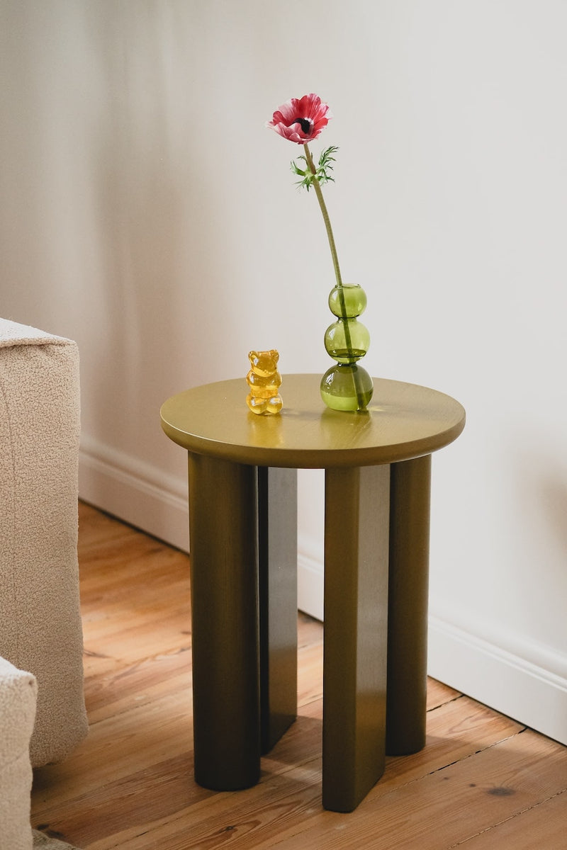 KAZA tall side table – elegant modern oak design