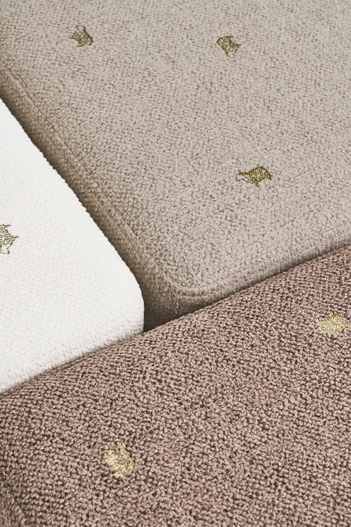 REDYK square pouf – handcrafted minimalist furniture piece