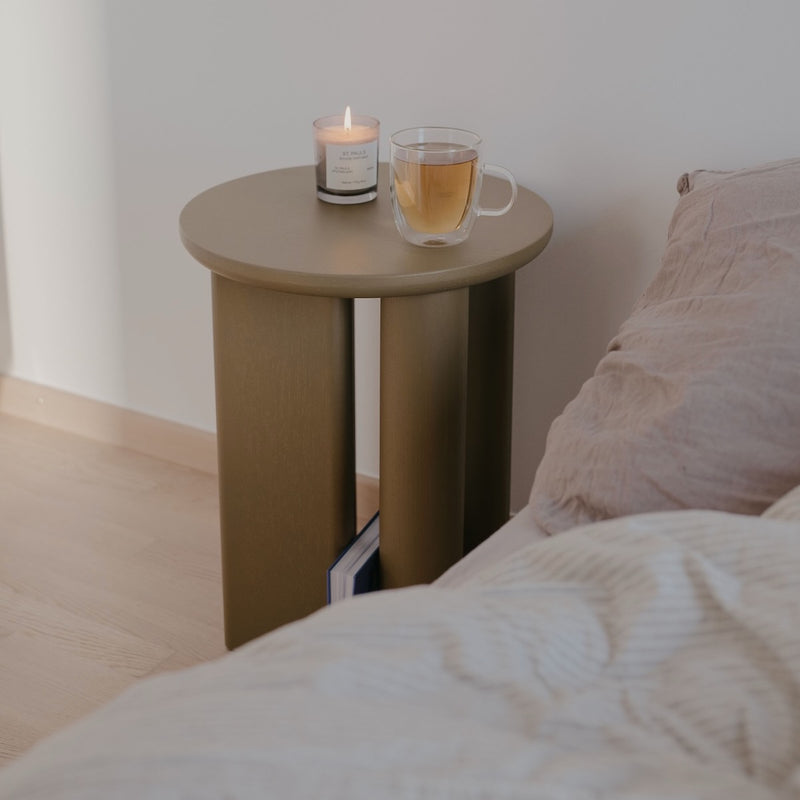 Minimalist KAZA tall coffee table made from solid oak