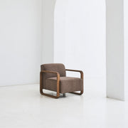 REDYK solid oak armchair in modern minimalist style
