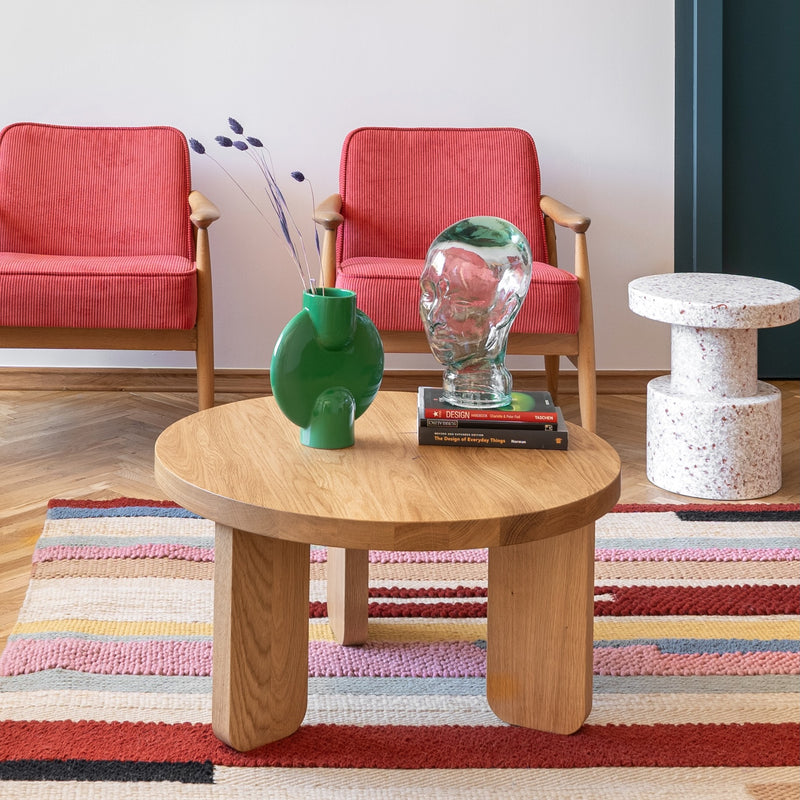 Minimalist solid oak coffee tables SK2 – durable and elegant