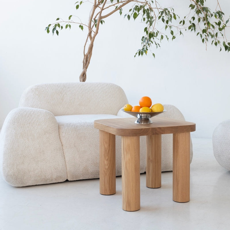 SK4 Solid Oak Square Coffee Tables